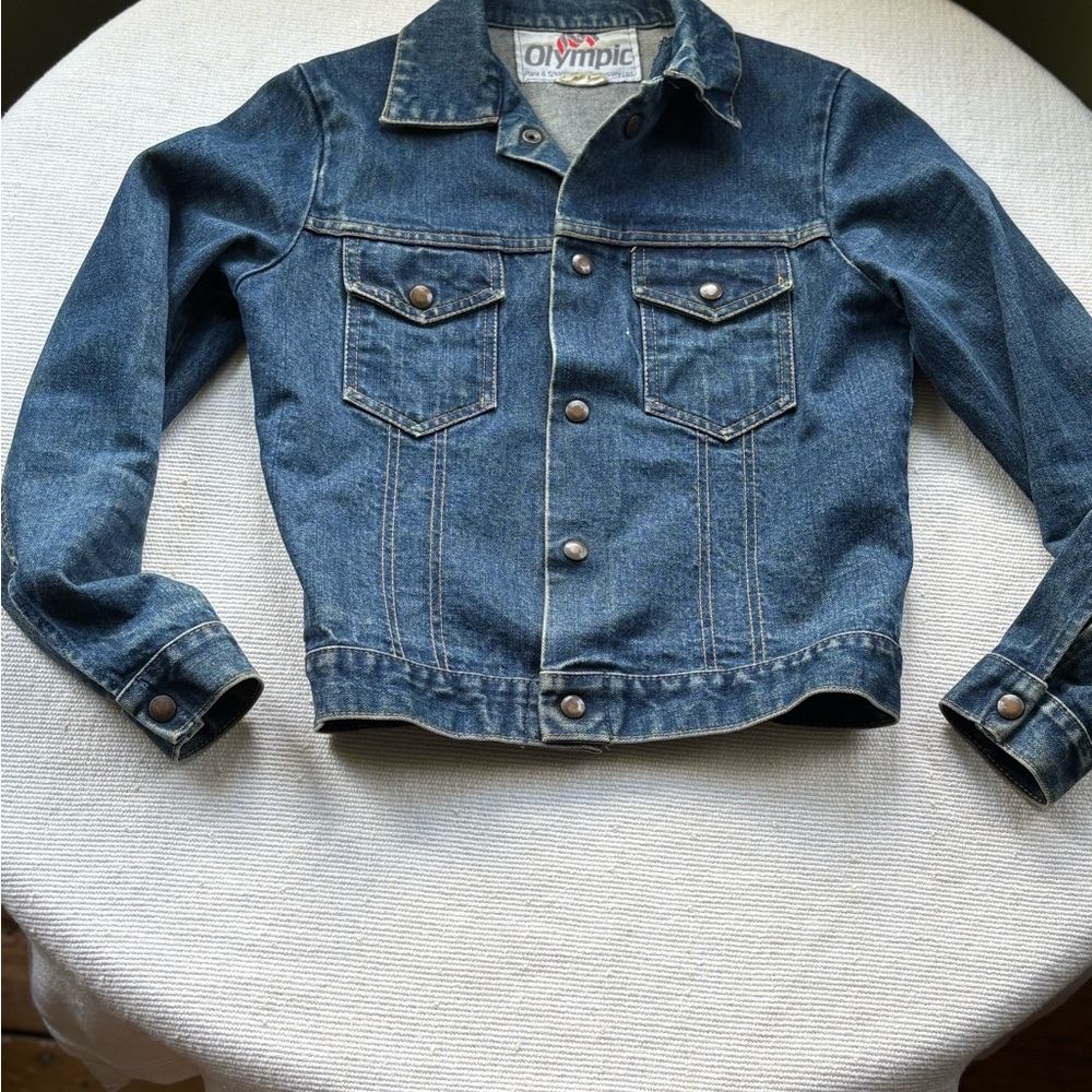 Vintage Olympic Brand Jean Jacket